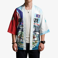Personalized Belize Tarpon Fishing Kimono Belize Where the Silver King Reigns - Wonder Print Shop