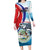 Personalized Belize Tarpon Fishing Long Sleeve Bodycon Dress Belize Where the Silver King Reigns - Wonder Print Shop