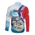 Personalized Belize Tarpon Fishing Long Sleeve Button Shirt Belize Where the Silver King Reigns - Wonder Print Shop