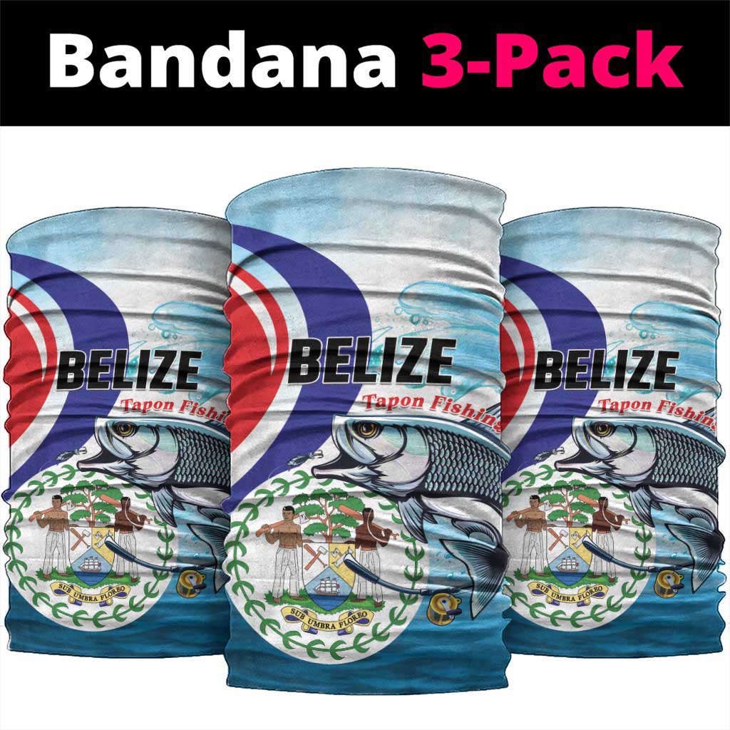 Belize Tarpon Fishing Neck Gaiter Belize Where the Silver King Reigns LT01