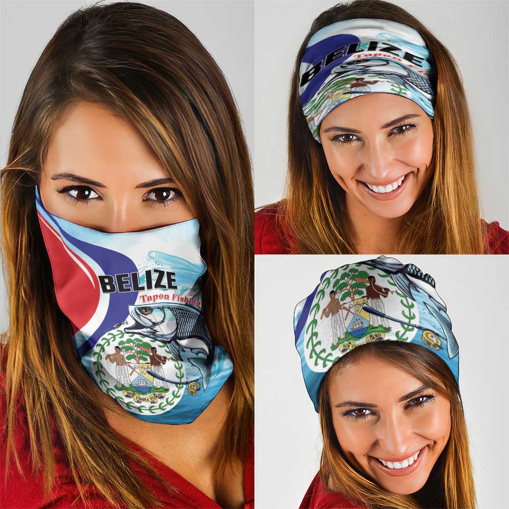 Belize Tarpon Fishing Neck Gaiter Belize Where the Silver King Reigns LT01
