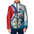 Personalized Belize Tarpon Fishing Padded Jacket Belize Where the Silver King Reigns - Wonder Print Shop