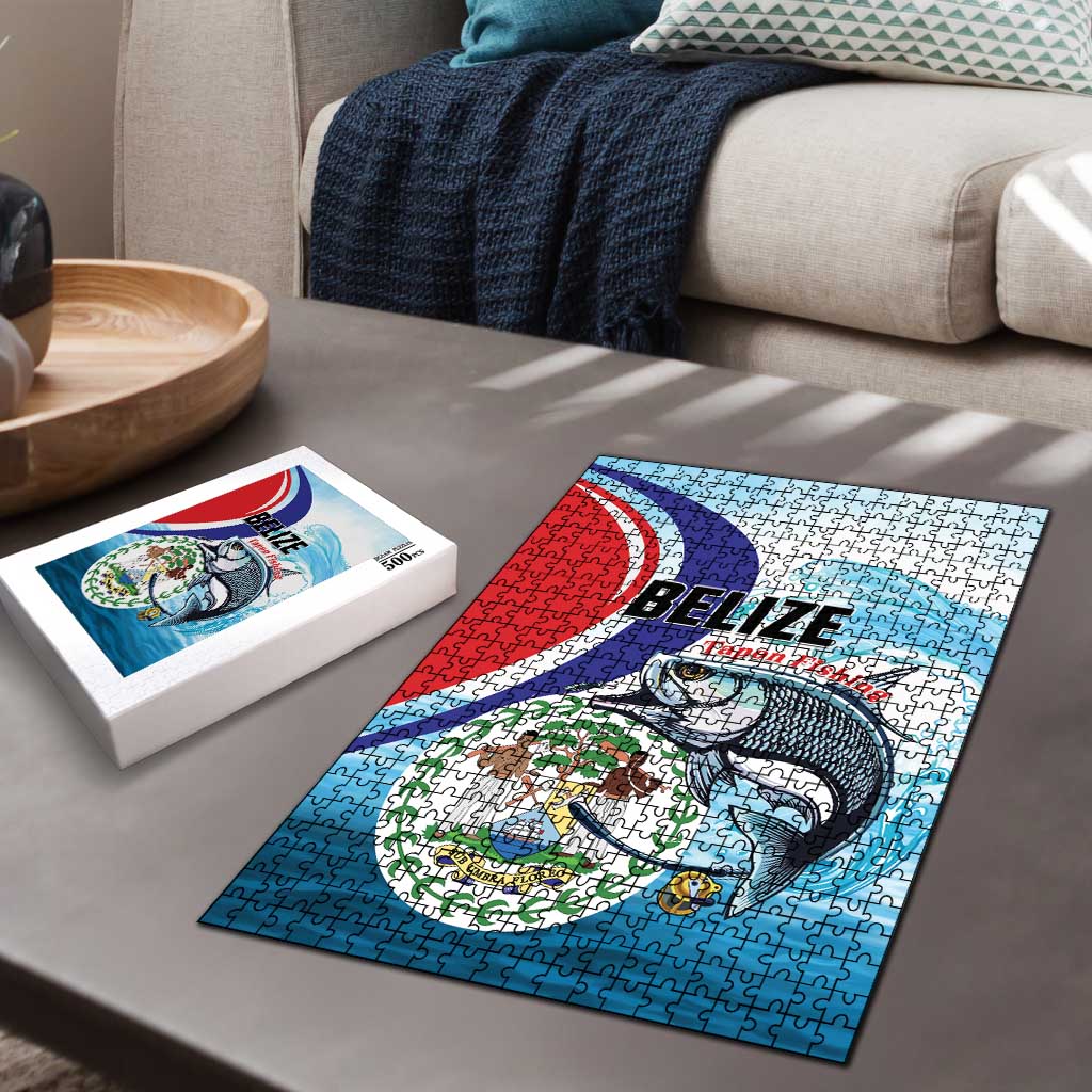 Belize Tarpon Fishing Puzzle Belize Where the Silver King Reigns - Wonder Print Shop