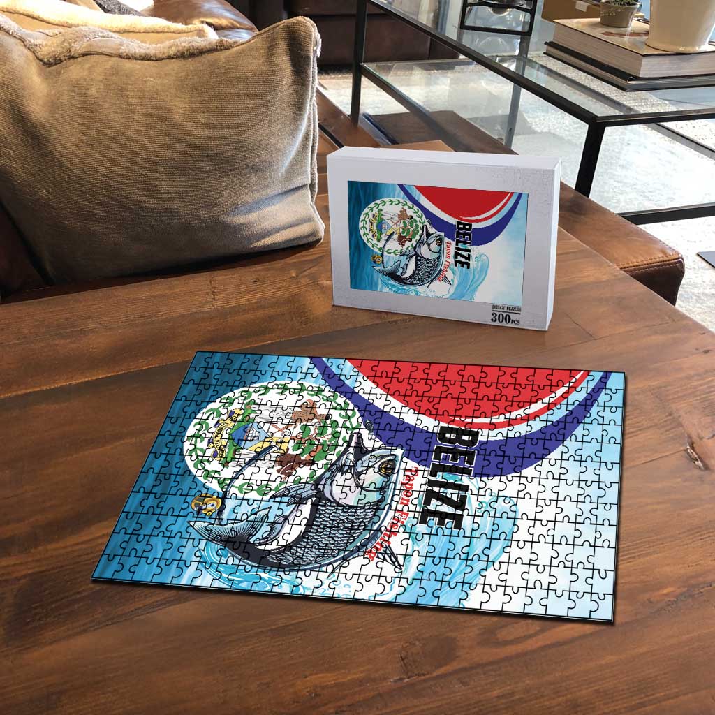 Belize Tarpon Fishing Puzzle Belize Where the Silver King Reigns - Wonder Print Shop