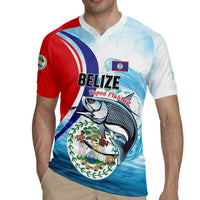 Personalized Belize Tarpon Fishing Rugby Jersey Belize Where the Silver King Reigns - Wonder Print Shop