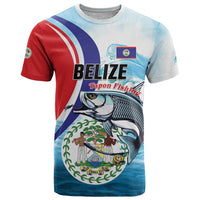 Personalized Belize Tarpon Fishing T Shirt Belize Where the Silver King Reigns - Wonder Print Shop