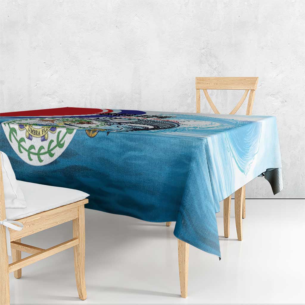 Belize Tarpon Fishing Tablecloth Belize Where the Silver King Reigns - Wonder Print Shop