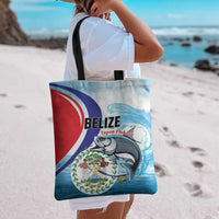 Belize Tarpon Fishing Tote Bag Belize Where the Silver King Reigns - Wonder Print Shop