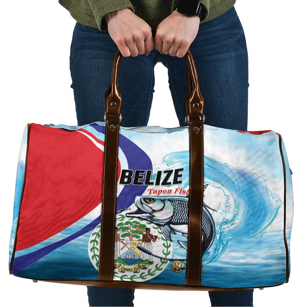 Belize Tarpon Fishing Travel Bag Belize Where the Silver King Reigns - Wonder Print Shop