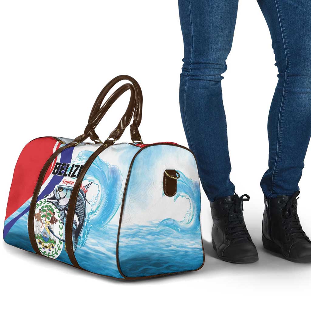 Belize Tarpon Fishing Travel Bag Belize Where the Silver King Reigns - Wonder Print Shop