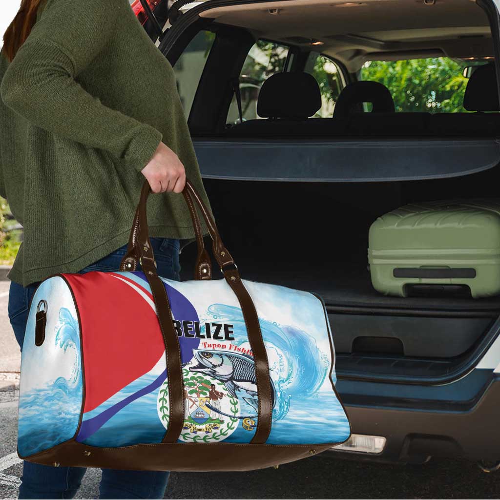 Belize Tarpon Fishing Travel Bag Belize Where the Silver King Reigns - Wonder Print Shop