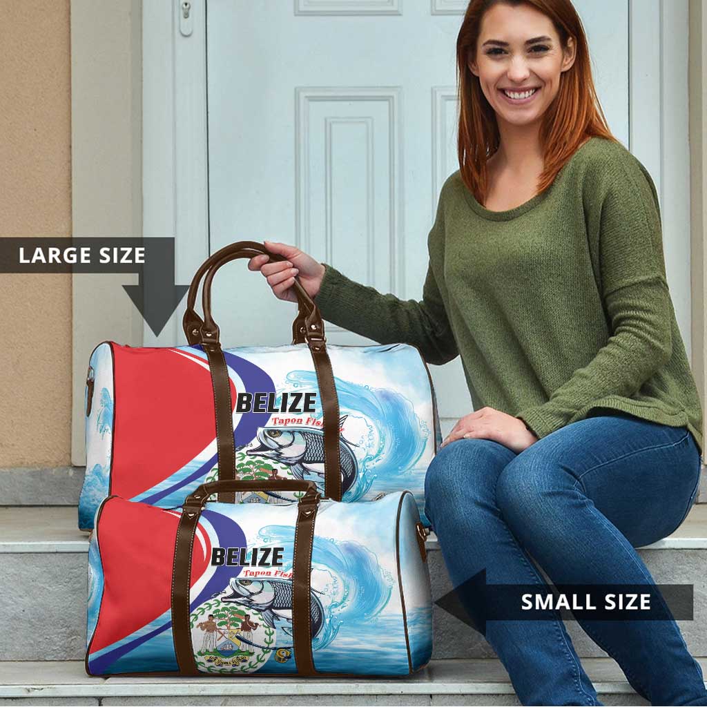 Belize Tarpon Fishing Travel Bag Belize Where the Silver King Reigns - Wonder Print Shop