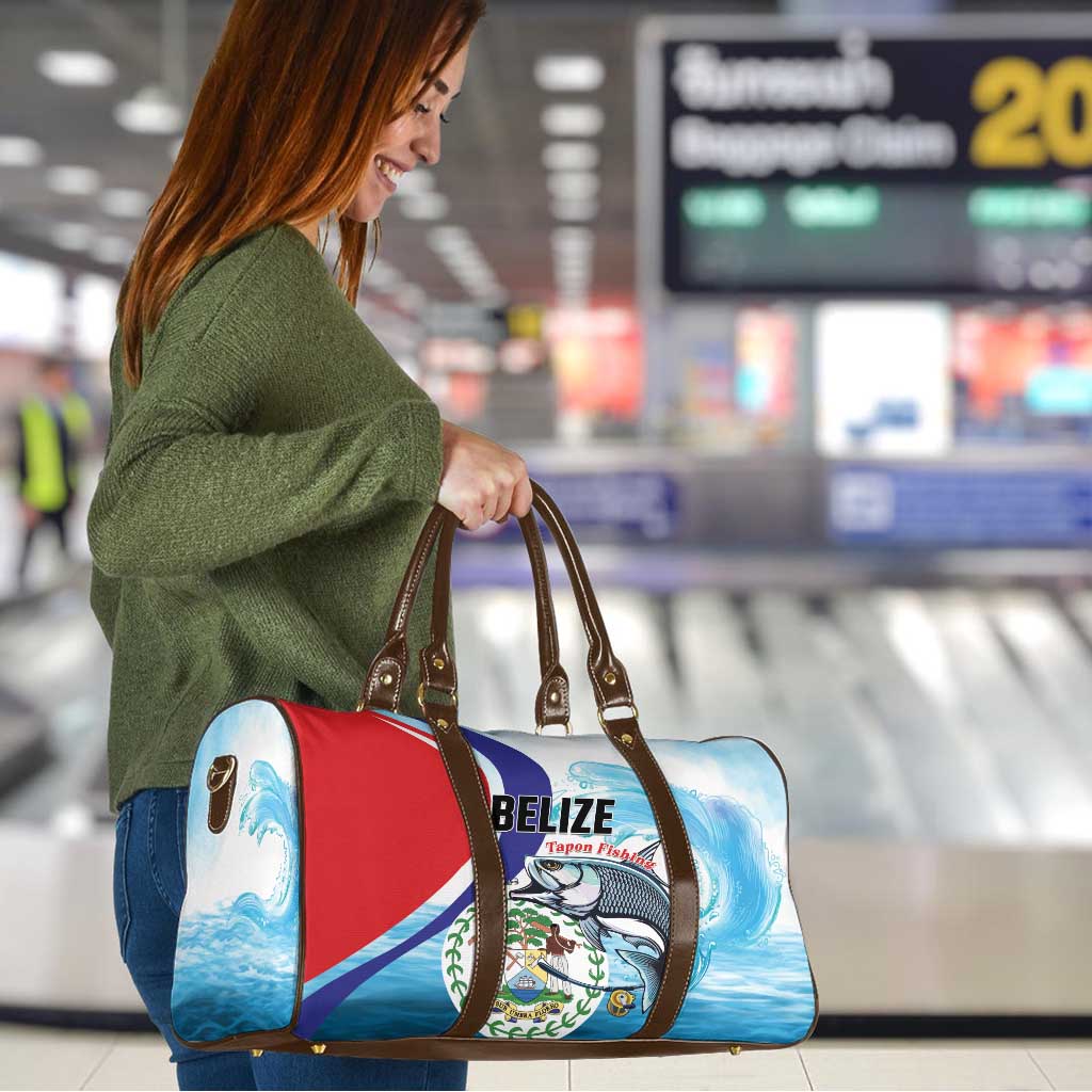 Belize Tarpon Fishing Travel Bag Belize Where the Silver King Reigns - Wonder Print Shop