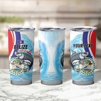 Personalized Belize Tarpon Fishing Tumbler Cup Belize Where the Silver King Reigns - Wonder Print Shop
