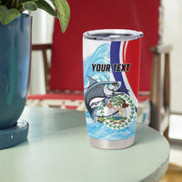 Personalized Belize Tarpon Fishing Tumbler Cup Belize Where the Silver King Reigns - Wonder Print Shop