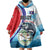 Personalized Belize Tarpon Fishing Wearable Blanket Hoodie Belize Where the Silver King Reigns - Wonder Print Shop