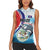 Personalized Belize Tarpon Fishing Women Sleeveless Polo Shirt Belize Where the Silver King Reigns - Wonder Print Shop