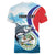 Personalized Belize Tarpon Fishing Women V-Neck T-Shirt Belize Where the Silver King Reigns - Wonder Print Shop