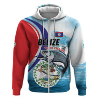 Personalized Belize Tarpon Fishing Zip Hoodie Belize Where the Silver King Reigns - Wonder Print Shop