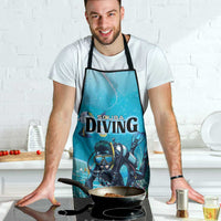 Scuba Diving Apron Explore The Depths Discover Yourself - Wonder Print Shop