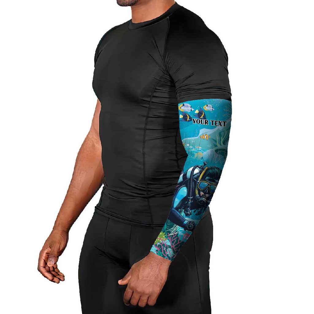 Scuba Diving Arm Sleeves Explore The Depths Discover Yourself - Wonder Print Shop