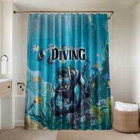 Scuba Diving Bathroom Set Explore The Depths Discover Yourself - Wonder Print Shop