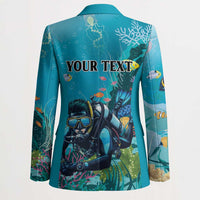 Personalized Scuba Diving Blazer Explore The Depths Discover Yourself - Wonder Print Shop