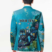 Personalized Scuba Diving Blazer Explore The Depths Discover Yourself - Wonder Print Shop