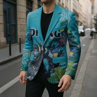 Personalized Scuba Diving Blazer Explore The Depths Discover Yourself - Wonder Print Shop