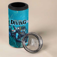 Personalized Scuba Diving 4 in 1 Can Cooler Tumbler Explore The Depths Discover Yourself - Wonder Print Shop