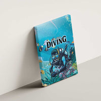 Scuba Diving Canvas Wall Art Explore The Depths Discover Yourself - Wonder Print Shop