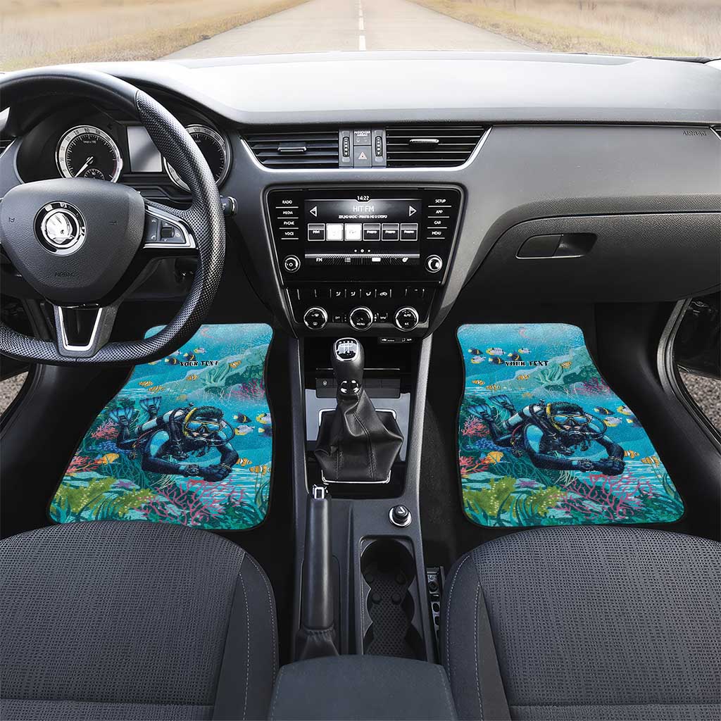Scuba Diving Car Mats Explore The Depths Discover Yourself - Wonder Print Shop