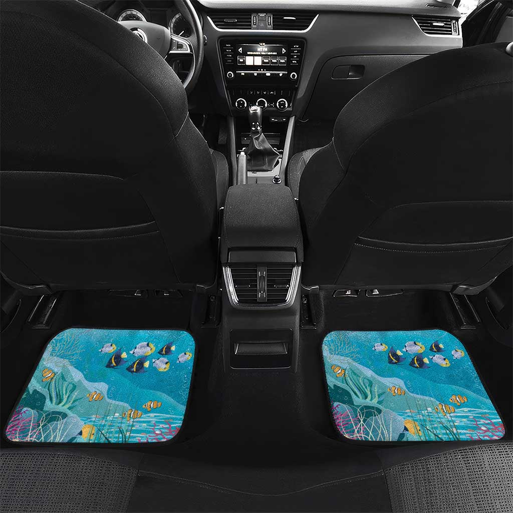 Scuba Diving Car Mats Explore The Depths Discover Yourself - Wonder Print Shop