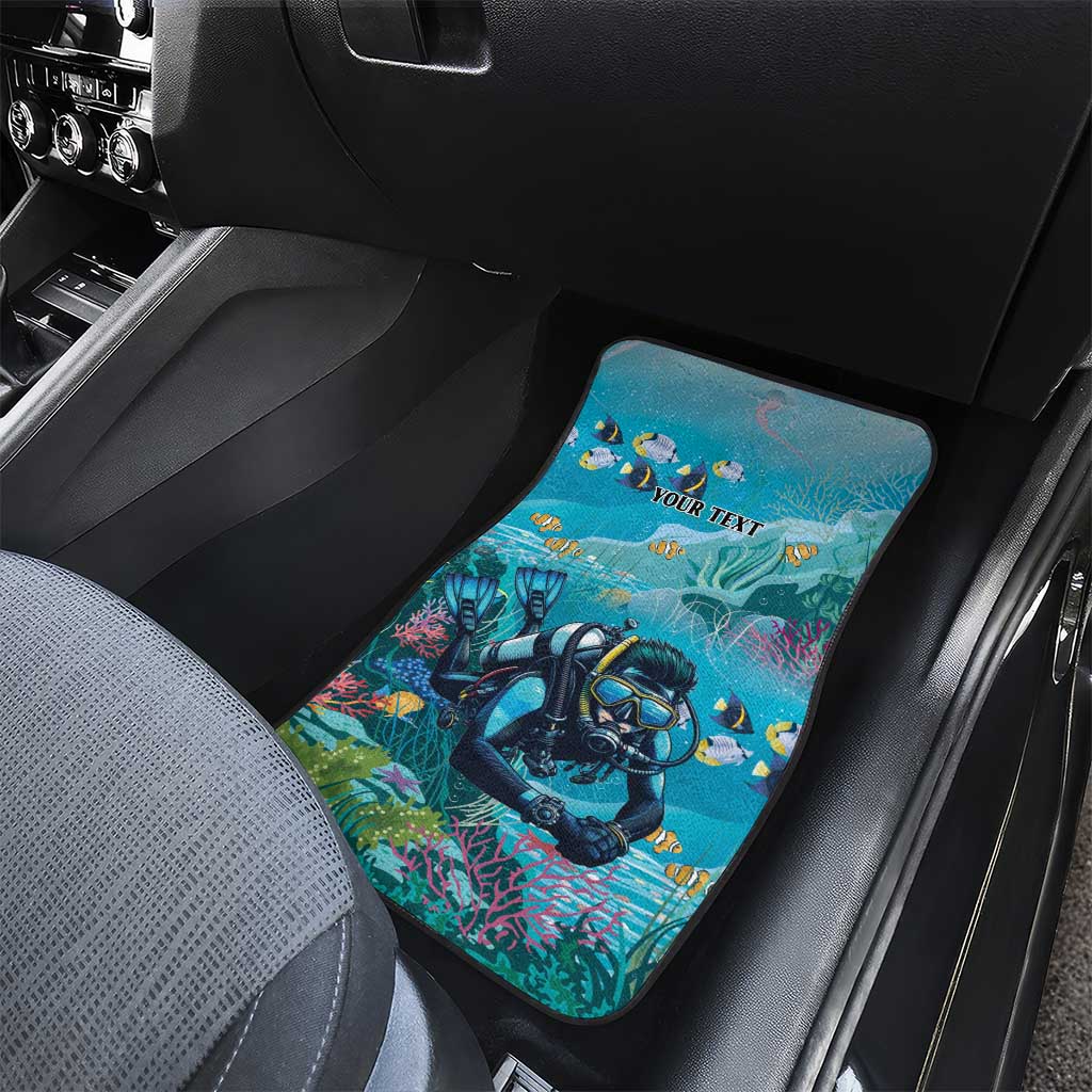 Scuba Diving Car Mats Explore The Depths Discover Yourself - Wonder Print Shop
