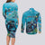Personalized Scuba Diving Couples Matching Long Sleeve Bodycon Dress and Long Sleeve Button Shirt Explore The Depths Discover Yourself - Wonder Print Shop