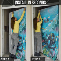 Scuba Diving Door Cover Explore The Depths Discover Yourself - Wonder Print Shop