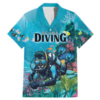 Personalized Scuba Diving Family Matching Mermaid Dress and Hawaiian Shirt Explore The Depths Discover Yourself - Wonder Print Shop