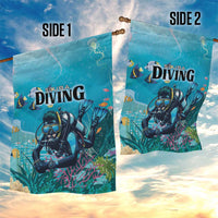 Scuba Diving Garden Flag Explore The Depths Discover Yourself - Wonder Print Shop