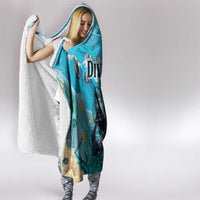 Scuba Diving Hooded Blanket Explore The Depths Discover Yourself - Wonder Print Shop