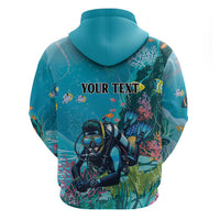 Personalized Scuba Diving Hoodie Explore The Depths Discover Yourself - Wonder Print Shop