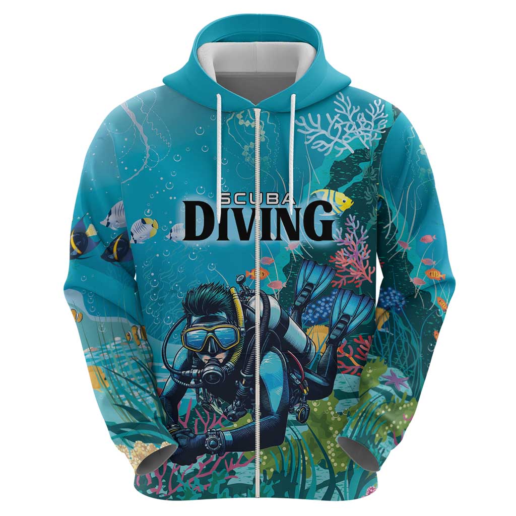 Personalized Scuba Diving Hoodie Explore The Depths Discover Yourself - Wonder Print Shop