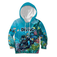 Personalized Scuba Diving Kid Hoodie Explore The Depths Discover Yourself - Wonder Print Shop