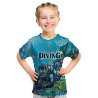 Personalized Scuba Diving Kid T Shirt Explore The Depths Discover Yourself - Wonder Print Shop