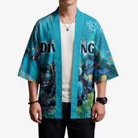 Personalized Scuba Diving Kimono Explore The Depths Discover Yourself - Wonder Print Shop