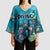 Personalized Scuba Diving Kimono Sleeve Blouse Explore The Depths Discover Yourself - Wonder Print Shop
