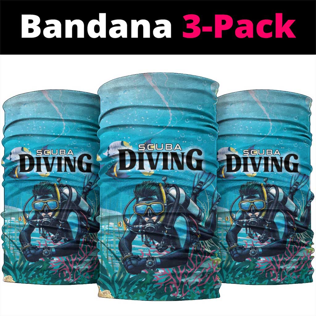 Scuba Diving Neck Gaiter Explore The Depths Discover Yourself LT01