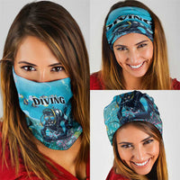 Scuba Diving Neck Gaiter Explore The Depths Discover Yourself LT01