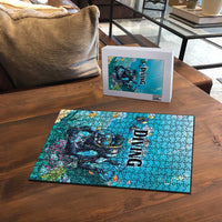 Scuba Diving Puzzle Explore The Depths Discover Yourself - Wonder Print Shop
