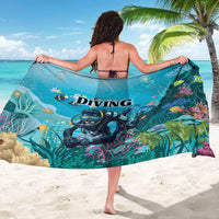 Scuba Diving Sarong Explore The Depths Discover Yourself - Wonder Print Shop