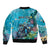 Personalized Scuba Diving Sleeve Zip Bomber Jacket Explore The Depths Discover Yourself - Wonder Print Shop